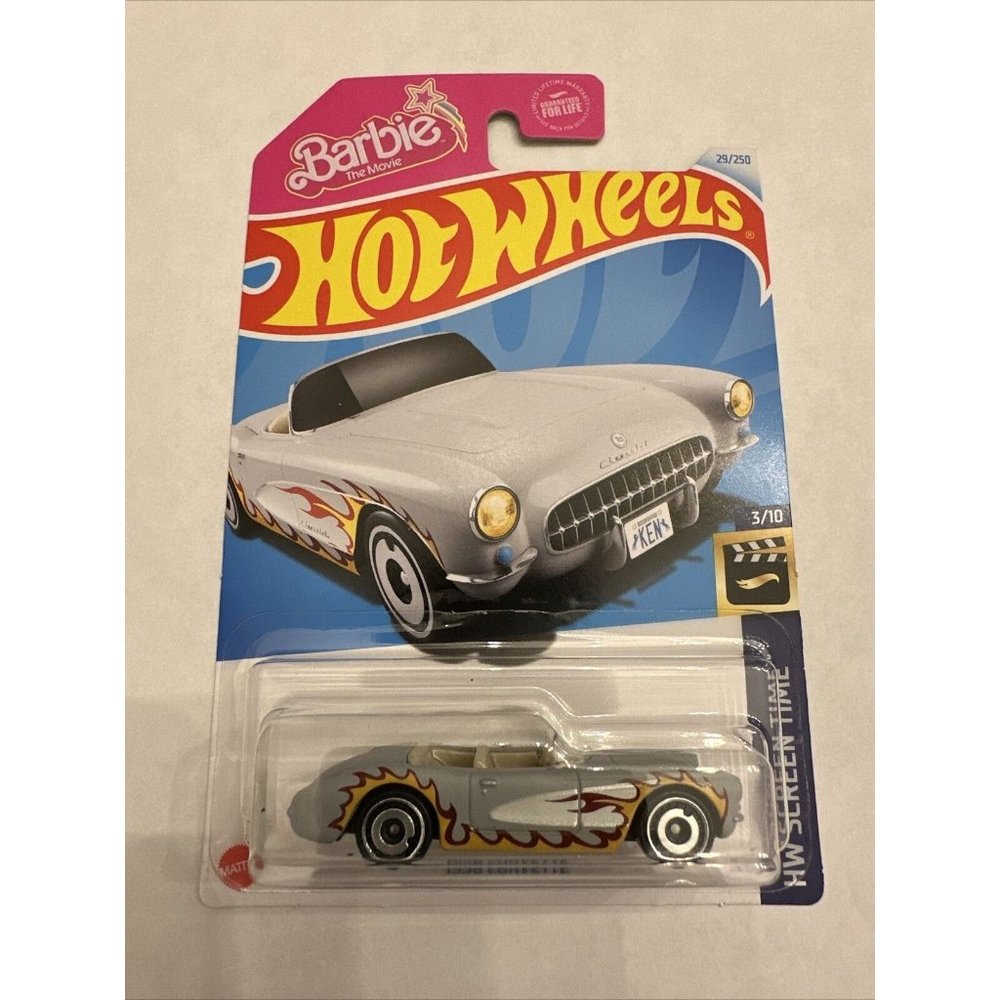 2024 Hot Wheels Barbie The Movie 1956 Corvette HW Screen Time Ken's Chevy C1